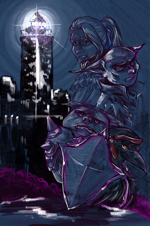 Dungeons & Dragons Session Cover Concept